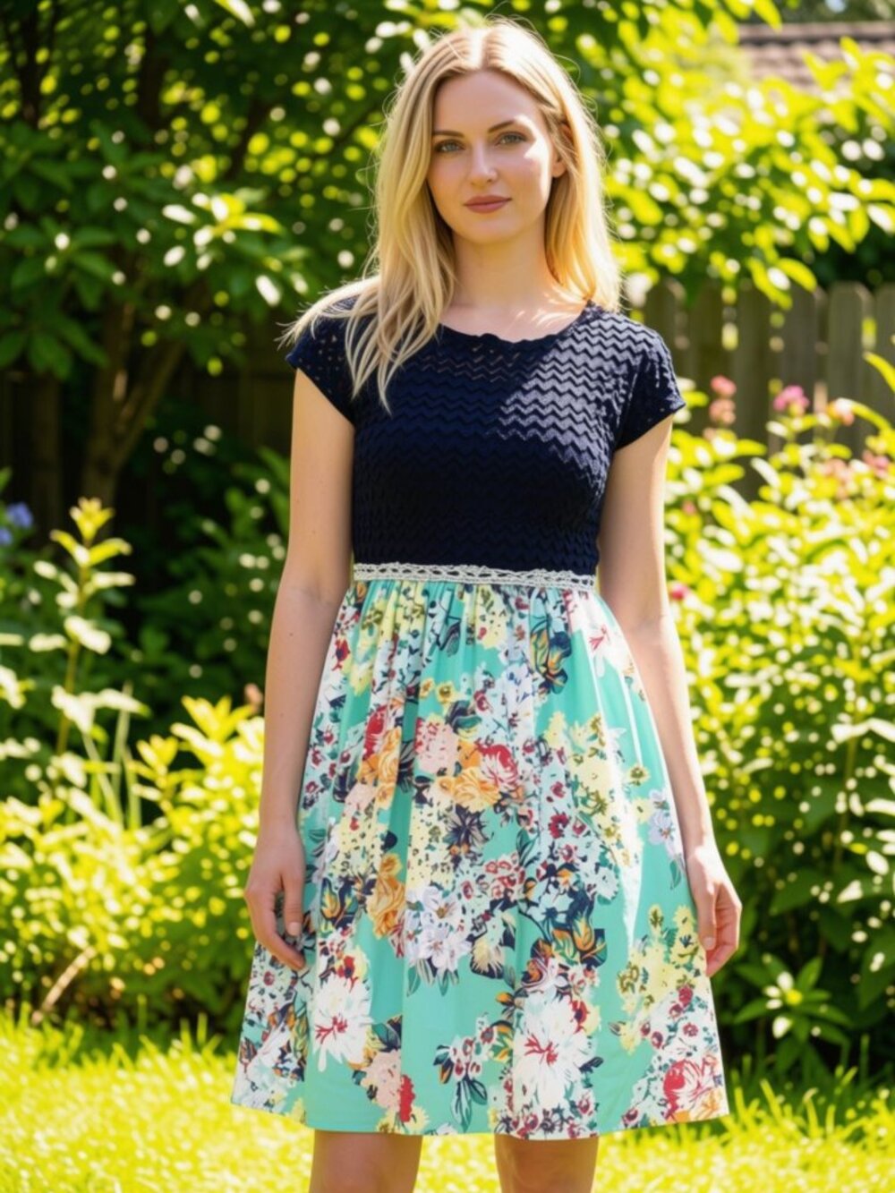 Weston Floral Summer Dress Size M